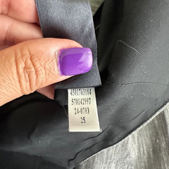 2/$30 White House Black Market Structured Blazer with Piping Gray 6 #A0732 - Picture 6 of 8